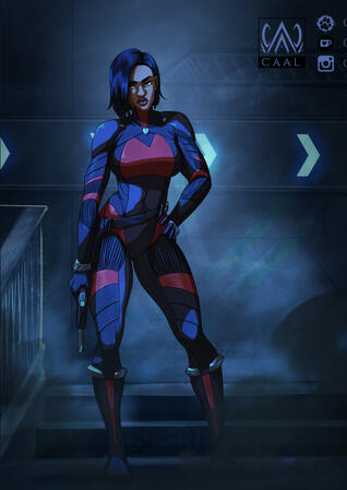 2024 - Sci-fi Warrior for SpeedLikeMagic